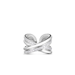 CIALOMA DIAMOND CROSSOVER RING