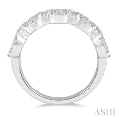 1 1/2 ctw 5-Stone Lovebright Round Cut Diamond Ring in 14K White Gold