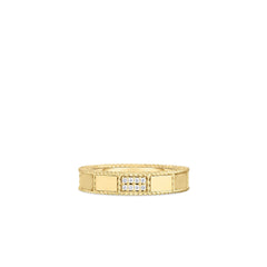 ART DECO MOSAIC DIAMOND ACCENT RING