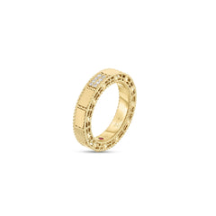 ART DECO MOSAIC DIAMOND ACCENT RING