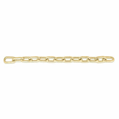 DESIGNER GOLD CHUNKY PAPERCLIP CHAIN BRACELET