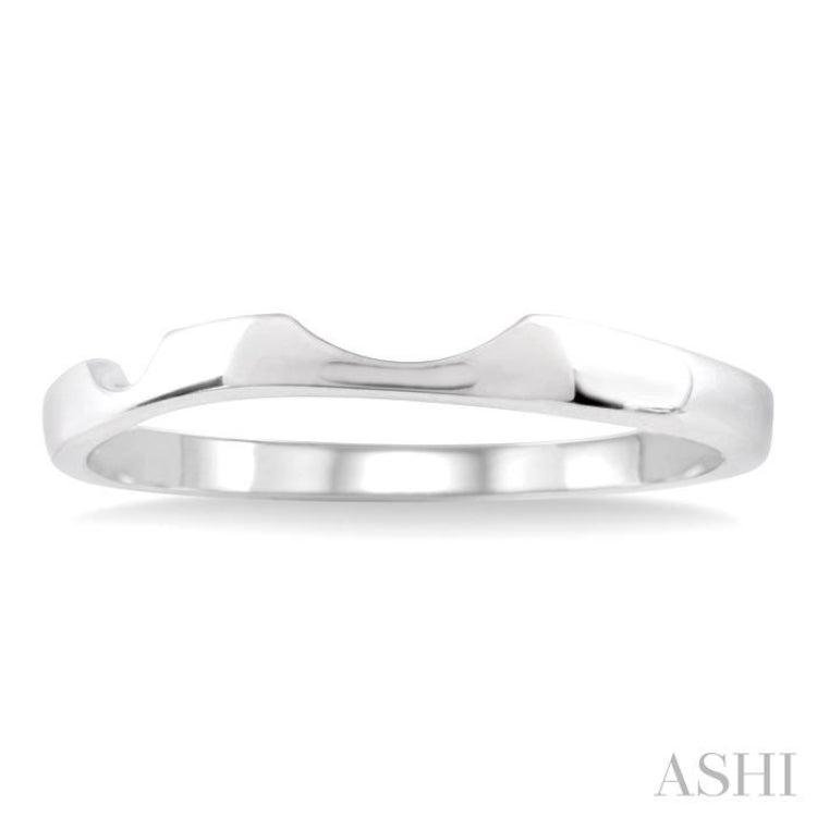 Shadow Band in 14K White Gold