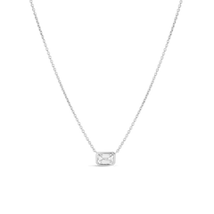 DIAMONDS BY THE INCH LARGE EMERALD CUT NECKLACE