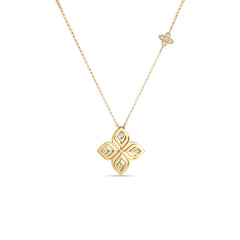 ARABESQUE LARGE DIAMOND FLOWER NECKLACE