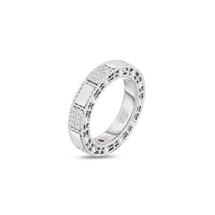 ART DECO MOSAIC ALTERNATING DIAMOND RING