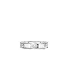 ART DECO MOSAIC ALTERNATING DIAMOND RING