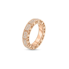 ART DECO MOSAIC PAVE DIAMOND RING