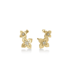 PRINCESS STAR DOUBLE DIAMOND STAR EARRINGS