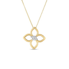 CIALOMA MEDIUM DIAMOND FLOWER NECKLACE
