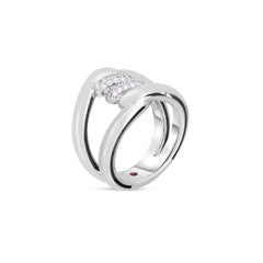 CIALOMA DIAMOND SINGLE KNOT RING