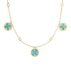 VENETIAN MEDALLIONS STATION NECKLACE