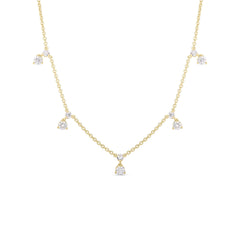 DIAMONDS BY THE INCH DANGLING 5 STATION NECKLACE