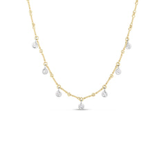 DIAMONDS BY THE INCH DANGLING DOGBONE NECKLACE