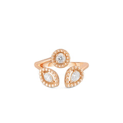 DOLCETTO THREE STONE DIAMOND RING