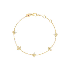 LOVE IN VERONA 5 STATION FLOWER BRACELET