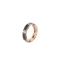 LOVE IN VERONA BLACK AND WHITE DIAMOND RING