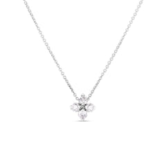 LOVE IN VERONA SMALL FLOWER DIAMOND NECKLACE