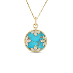 VENETIAN MEDALLIONS LARGE PENDANT NECKLACE