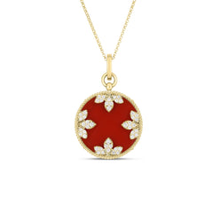 VENETIAN MEDALLIONS LARGE PENDANT NECKLACE
