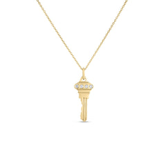 TINY TREASURES DIAMOND ACCENT KEY NECKLACE