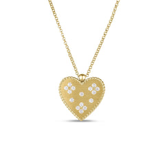 VENETIAN PRINCESS MEDIUM HEART MEDALLION NECKLACE