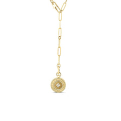 VENETIAN PRINCESS SMALL DIAMOND MEDALLION NECKLACE