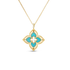 VENETIAN PRINCESS PIROUETTE MEDIUM FLOWER NECKLACE