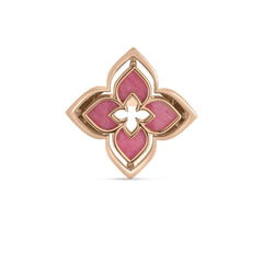 VENETIAN PRINCESS PIROUETTE PAVE FLOWER RING