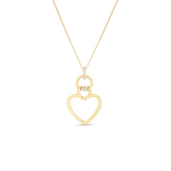 CIALOMA DIAMOND ACCCENT HEART NECKLACE