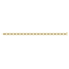 Interlocking Open Circle and Vlora Star Bracelet with Diamonds