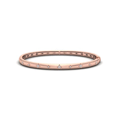 Diamond Vlora Star Hinged Bangle