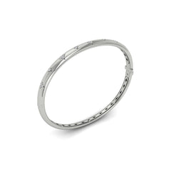 Diamond Vlora Star Hinged Bangle