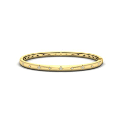 Diamond Vlora Star Hinged Bangle