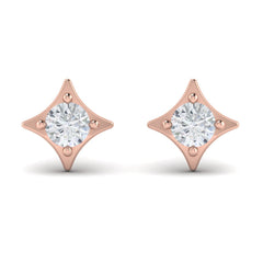 Diamond Vlora Star Stud Earrings