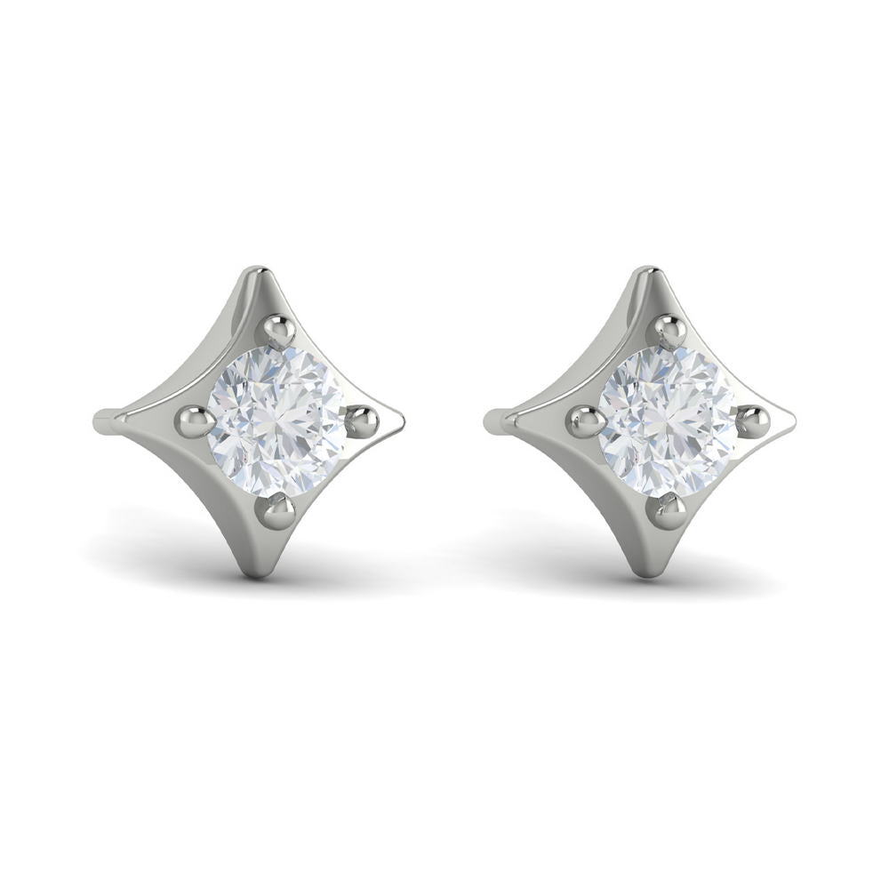 Diamond Vlora Star Stud Earrings