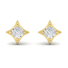 Diamond Vlora Star Stud Earrings