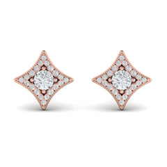 Diamond Vlora Star Stud Earrings