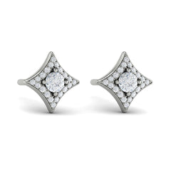 Diamond Vlora Star Stud Earrings