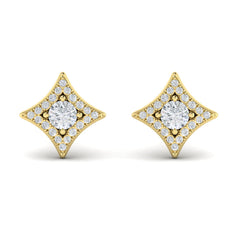 Diamond Vlora Star Stud Earrings