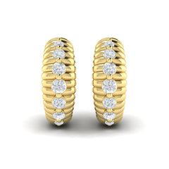 Sea Urchin Huggie Earrings