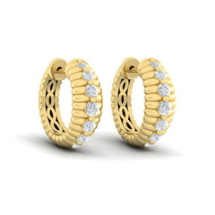 Sea Urchin Huggie Earrings