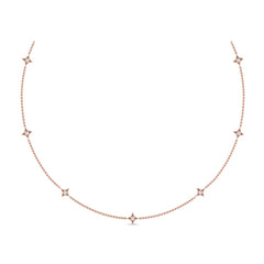 Multi Diamond Vlora Star Necklace