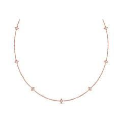 Multi Diamond Vlora Star Necklace