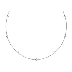 Multi Diamond Vlora Star Necklace