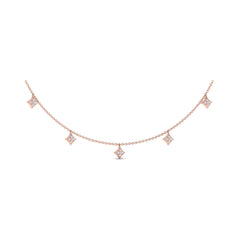 Diamond Multi Vlora Star Tassel Necklace
