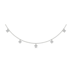 Diamond Multi Vlora Star Tassel Necklace