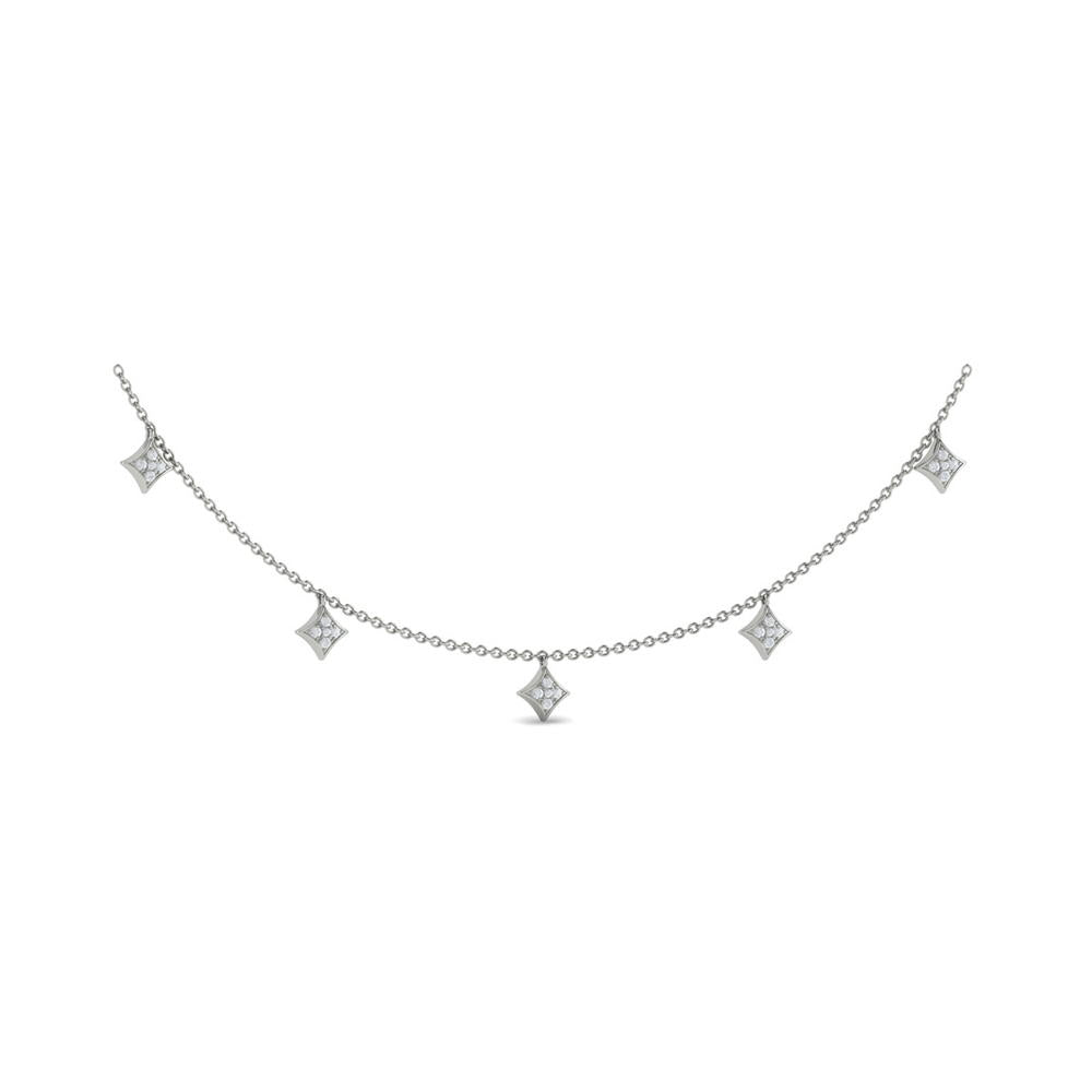 Diamond Multi Vlora Star Tassel Necklace