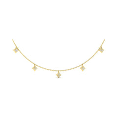 Diamond Multi Vlora Star Tassel Necklace