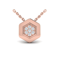 Diamond Honeycomb Pendant