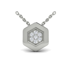 Diamond Honeycomb Pendant